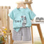 Green & White Zebra 2 Pc Set NS6051D